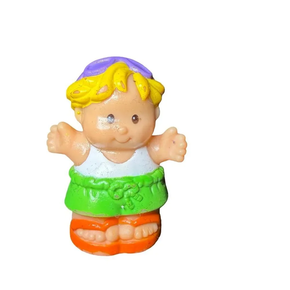 Vintage 1998 Fisher Price Little People Eddie Figure Swimmer Beach Boy